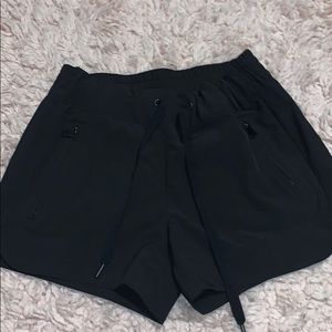 Adorable, black athletic shorts!!